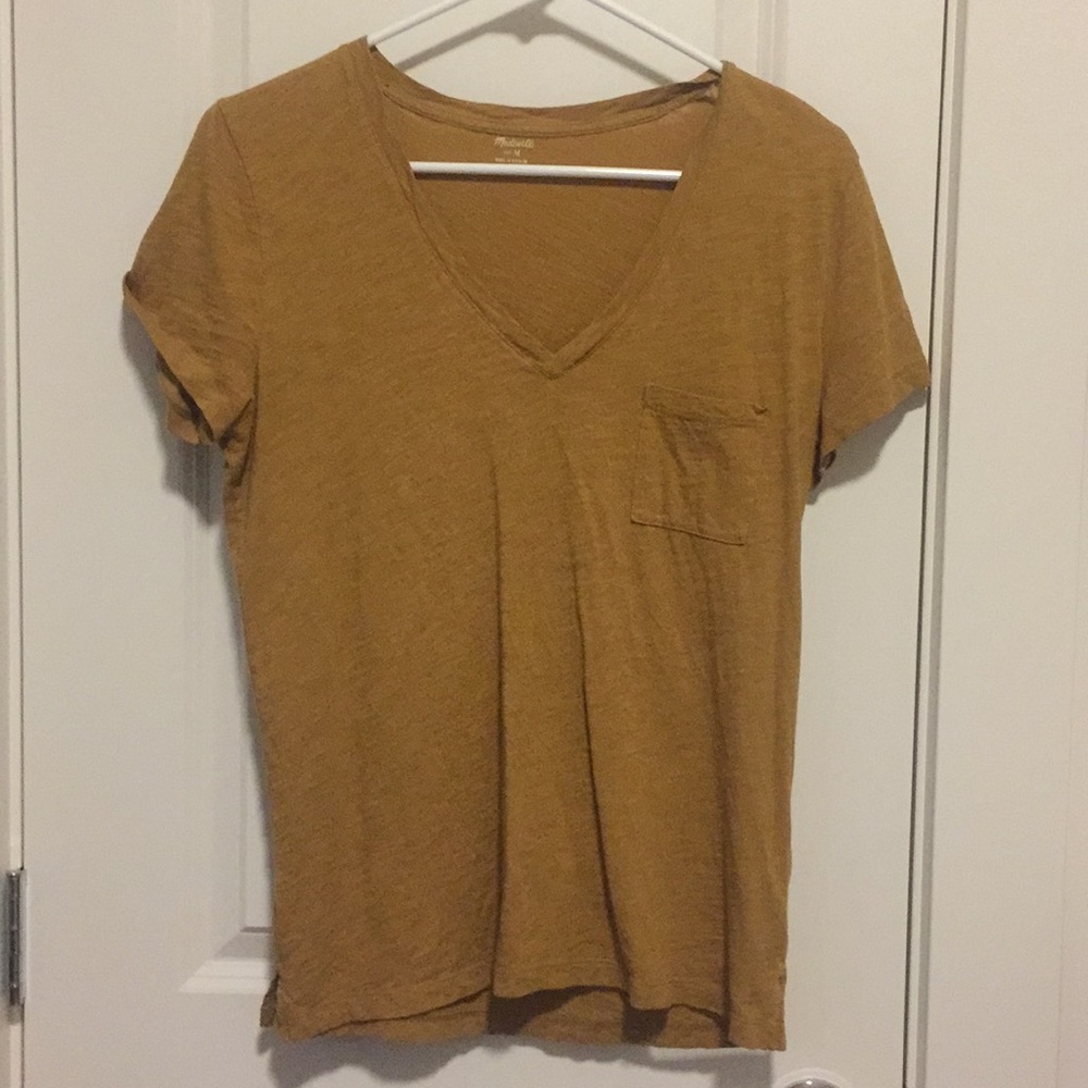 Madewell t-shirt in gold
